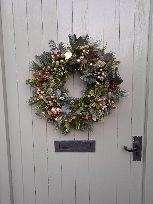 Modern Luxury Door Wreath